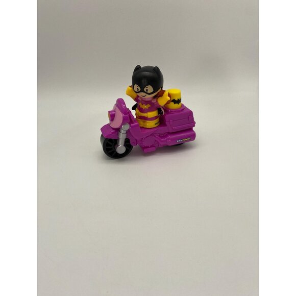 Fisher-Price DC Super Friends Batman Batgirl Motorcycle Figurine Toy - Picture 1 of 7